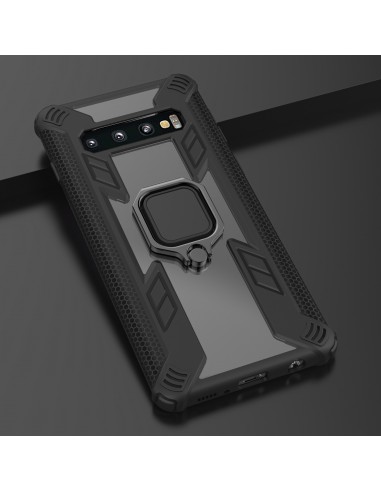Coque antichoc Galaxy S10 Plus Warrior style Noir
