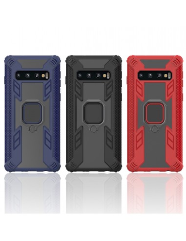 Coque antichoc Galaxy S10 Plus Warrior style Noir