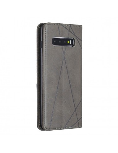 Etui portefeuille Galaxy S10 Plus Design & Business Gris