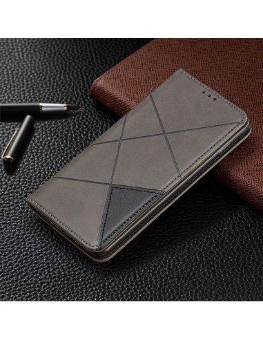 Etui portefeuille Galaxy S10 Plus Design & Business Gris