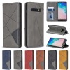 Etui portefeuille Galaxy S10 Plus Design & Business Gris