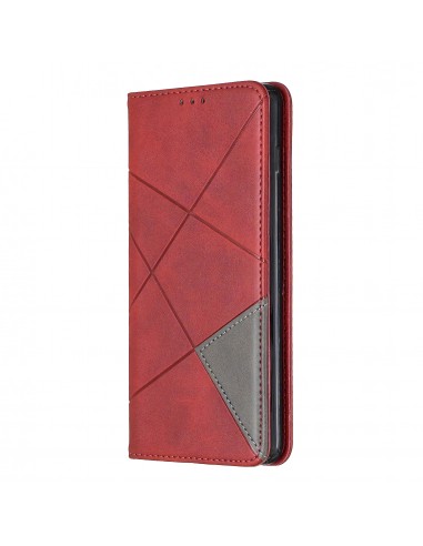 Etui portefeuille Galaxy S10 Plus Design & Business Rouge