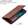Etui portefeuille Galaxy S10 Plus Design & Business Marron