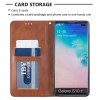 Etui portefeuille Galaxy S10 Plus Design & Business Marron