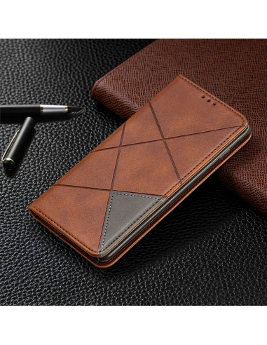 Etui portefeuille Galaxy S10 Plus Design & Business Marron