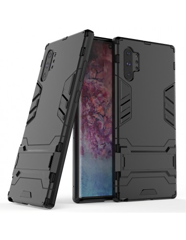 Coque anitchoc Galaxy Note 10 Plus Hybride avec support Noir