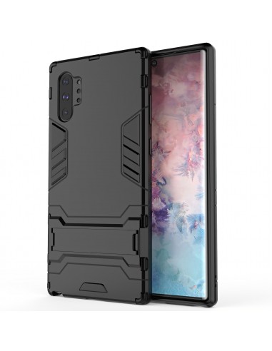 Coque anitchoc Galaxy Note 10 Plus Hybride avec support Noir
