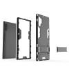 Coque anitchoc Galaxy Note 10 Plus Hybride avec support Noir