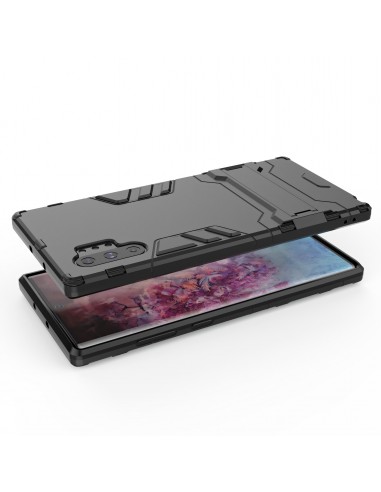 Coque anitchoc Galaxy Note 10 Plus Hybride avec support Noir
