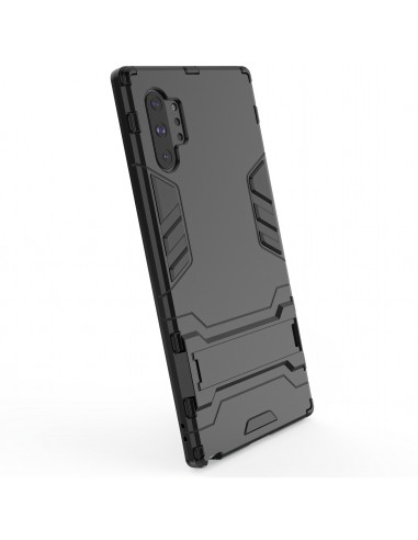 Coque anitchoc Galaxy Note 10 Plus Hybride avec support Noir