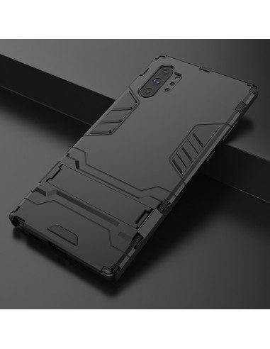 Coque anitchoc Galaxy Note 10 Plus Hybride avec support Noir