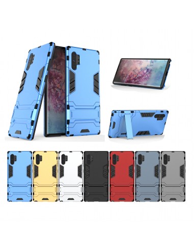 Coque anitchoc Galaxy Note 10 Plus Hybride avec support Noir