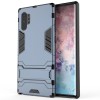 Coque anitchoc Galaxy Note 10 Plus Hybride avec support Bleu foncé