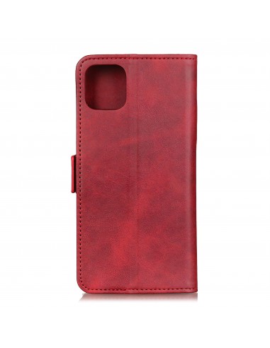 Etui portefeuille Galaxy S10 Lite et A91 fermeture magnétique Rouge