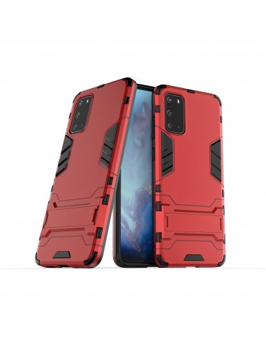 Coque antichoc Galaxy S20 Hybride Cool Armor Rouge