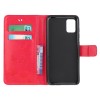Etui de protection Galaxy S10 Lite et A91 Style cuir - Papillons et fleurs Rouge