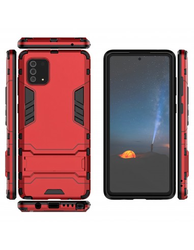 Coque antichoc Galaxy Note 10 Lite et Galaxy A81 Rouge