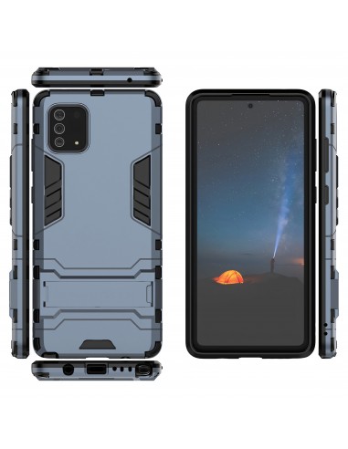 Coque antichoc Galaxy Note 10 Lite et Galaxy A81 Bleu