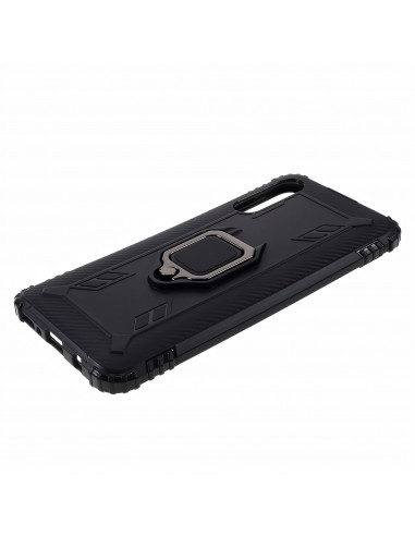 Coque antichoc Galaxy A70 avec anneau Noir
