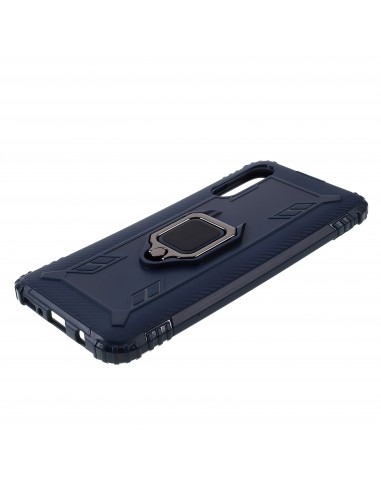Coque antichoc Galaxy A70 avec anneau Bleu
