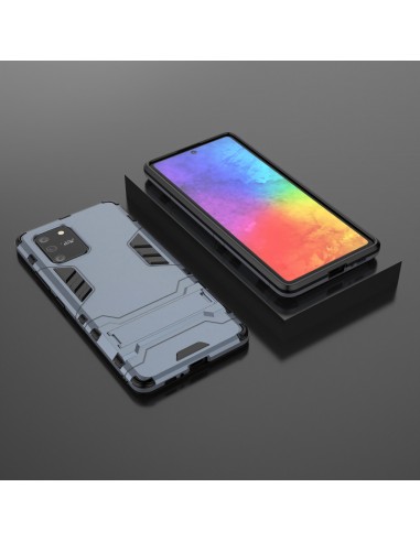 Coque antichoc Galaxy A91 et Galaxy S10 Lite Cool Guard Bleu