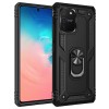 Coque antichoc Galaxy S10 Lite et A91 Hybride avec anneau Noir