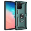 Coque antichoc Galaxy S10 Lite et A91 Hybride avec anneau Vert