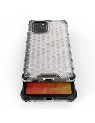 Coque antichoc Galaxy S10 Lite et A91 Honeycomb Transparent