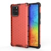 Coque antichoc Galaxy S10 Lite et A91 Honeycomb Rouge