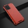 Coque antichoc Galaxy S10 Lite et A91 Honeycomb Rouge