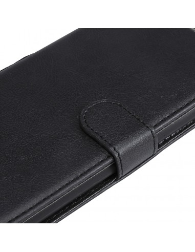 Etui portefeuille Galaxy A91 et Galaxy S10 Lite avec dragonne Noir