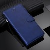 Etui portefeuille Galaxy A91 et Galaxy S10 Lite avec dragonne Bleu
