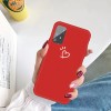 Coque silicone Galaxy S10 Lite et A91 Petit cœur Rouge
