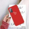 Coque silicone Galaxy S10 Lite et A91 Petit cœur Rouge