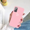 Coque silicone Galaxy S10 Lite et A91 Petit cœur Rose