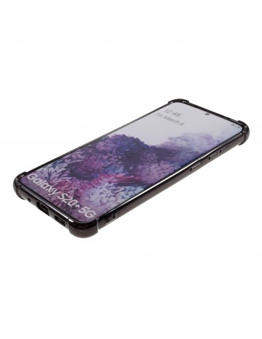Coque silicone renforcé Galaxy S20 Plus Mercury Noir