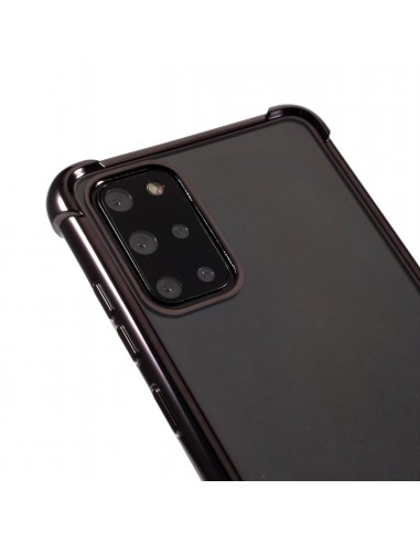 Coque silicone renforcé Galaxy S20 Plus Mercury Noir