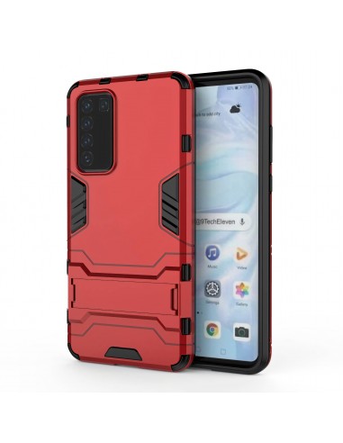Coque antichoc Huawei P40 Hybride Cool Guard Rouge
