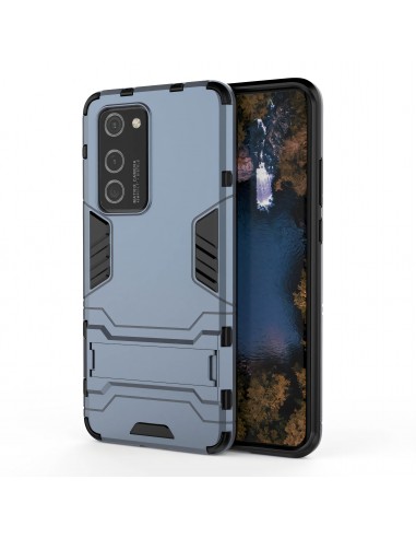 Coque antichoc Huawei P40 Pro Hybride avec support Bleu foncé