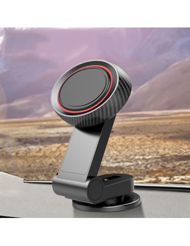 Support Smartphone magnetique pour voiture - Ajustable Noir