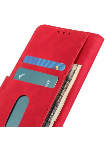 Etui portefeuille Oppo Find X3 / X3 Pro KHAZNEH Rouge