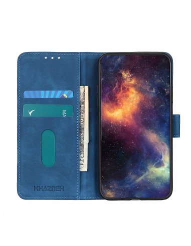 Etui portefeuille Oppo Find X3 / X3 Pro KHAZNEH Bleu