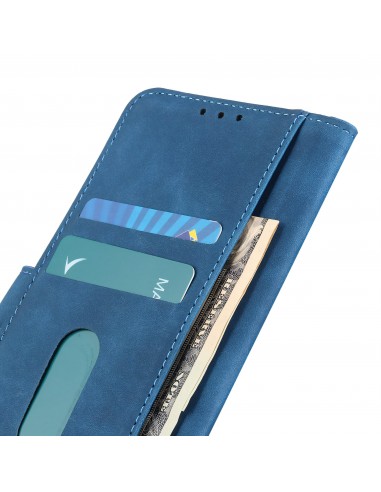 Etui portefeuille Oppo Find X3 / X3 Pro KHAZNEH Bleu