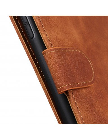 Etui portefeuille Oppo Find X3 / X3 Pro KHAZNEH Marron