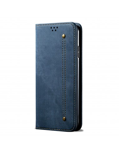 Etui portefeuille Oppo Find X3 / X3 Pro - Style Jeans Bleu