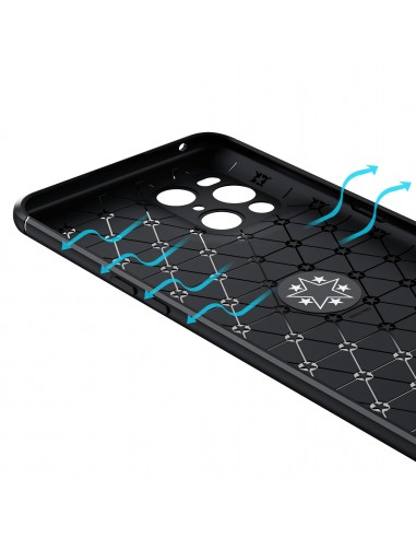 Coque silicone Oppo Find X3 / X3 Pro avec anneau Noir