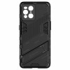 Coque antichoc Oppo Find X3 / Find X3 Pro Hybride avec support Noir