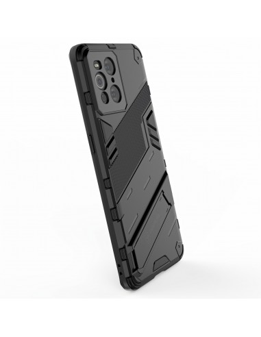 Coque antichoc Oppo Find X3 / Find X3 Pro Hybride avec support Noir