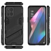 Coque antichoc Oppo Find X3 / Find X3 Pro Hybride avec support Noir