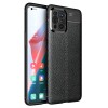 Coque silicone Oppo Find X3 / Find X3 Pro Litchi Noir